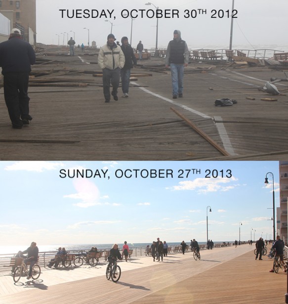 Hurricane Sandy Before and After